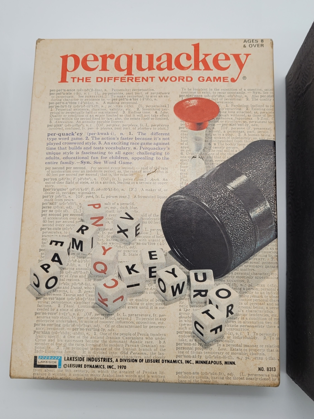 Perquackey Classic Word Game – White and Red